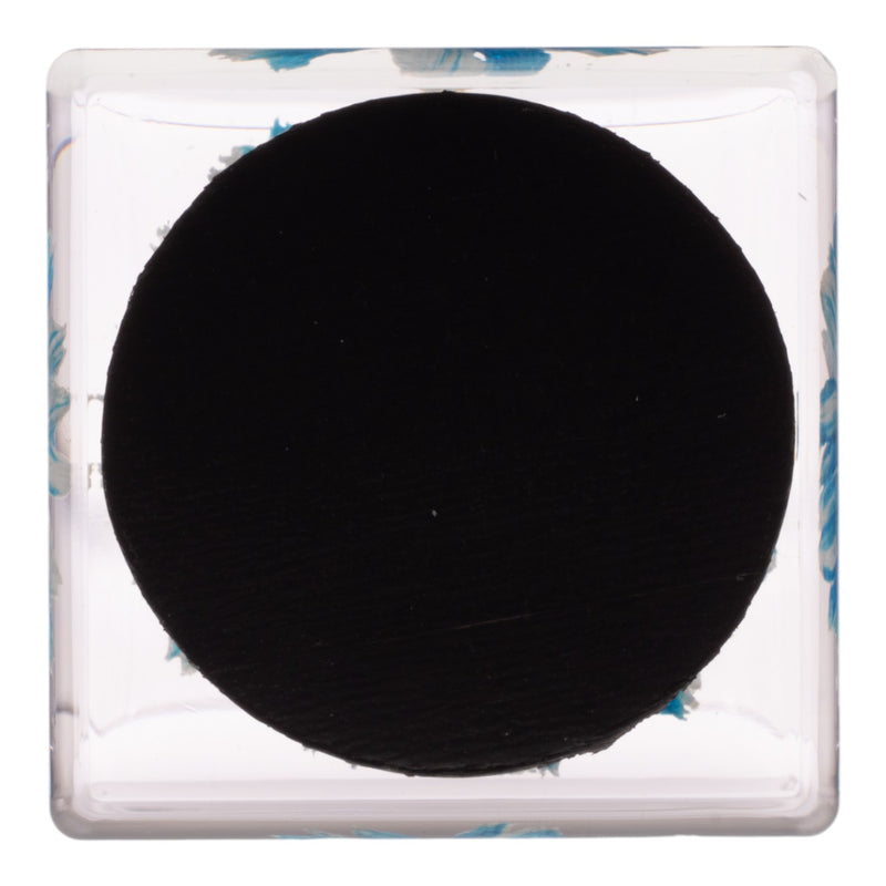 Real Daisy in Acrylic Cube Magnet - Blue
