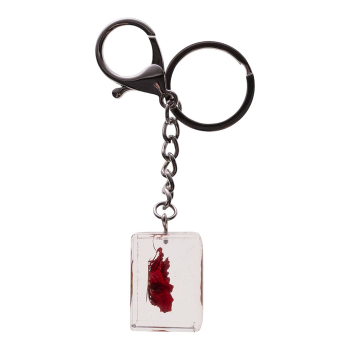 Real Red Rose Keychain For Sale — Skulls Unlimited International,