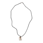 Real Golden Scorpion in Acrylic Skull Necklace
