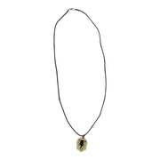 Real Black Scorpion in Acrylic Skull Necklace - Glow