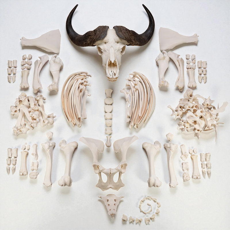 Real African Buffalo Skeleton - Cape (Disarticulated)