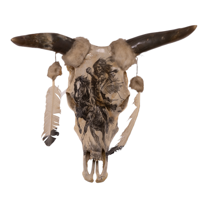 Real Artistic Longhorn Skull
