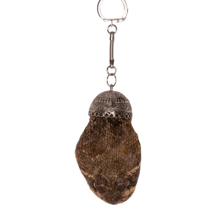 Real Freeze-dried Rattlesnake Keychain