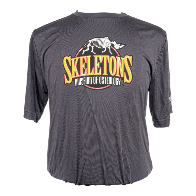 SKELETONS: Museum of Osteology Moisture Wicking T-Shirt