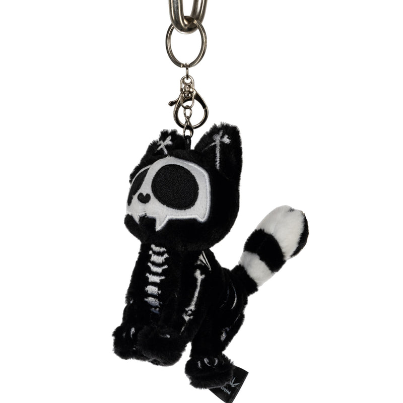 Skelekitty Plush Keychain