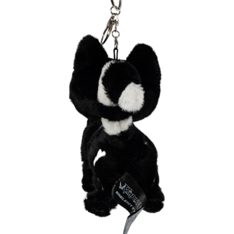 Skelekitty Plush Keychain