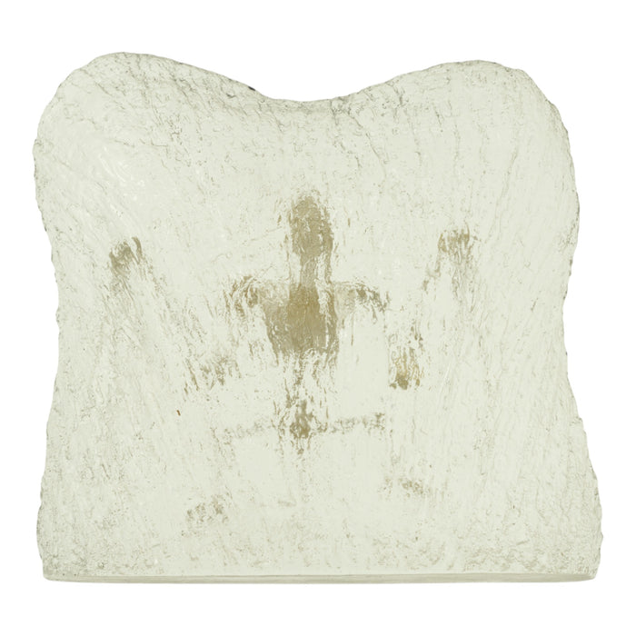 Real Bat Skeleton in Acrylic Paperweight - Textured Background