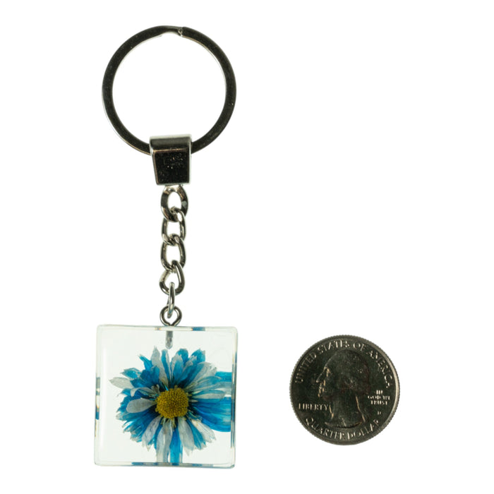 Real Flower in Acrylic Keychain