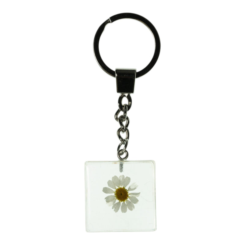 Real Flower in Acrylic Keychain