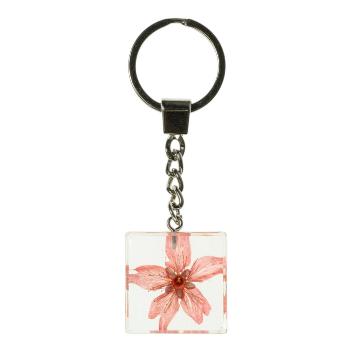 Real Flower in Acrylic Keychain