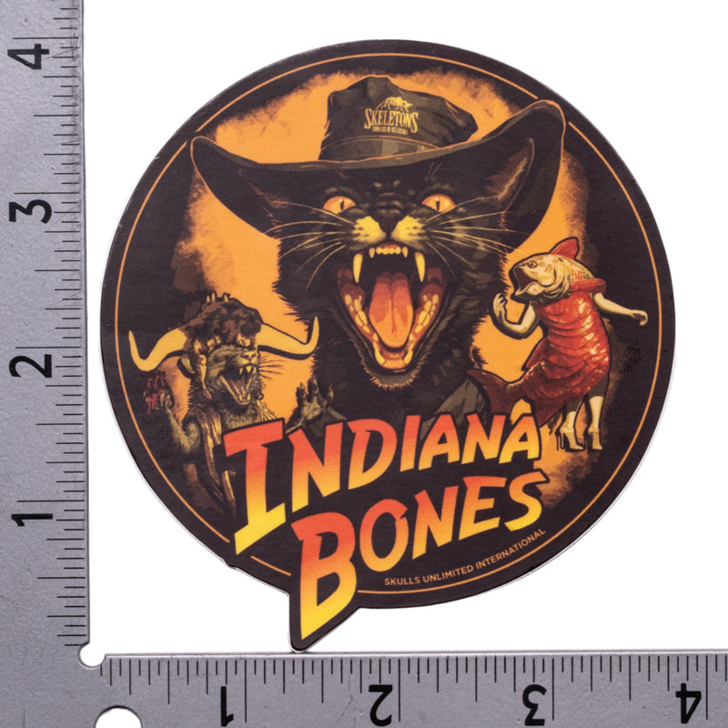 Indiana Bones Temple of Tuna Sticker