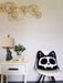 Skelekitty Throw Pillow