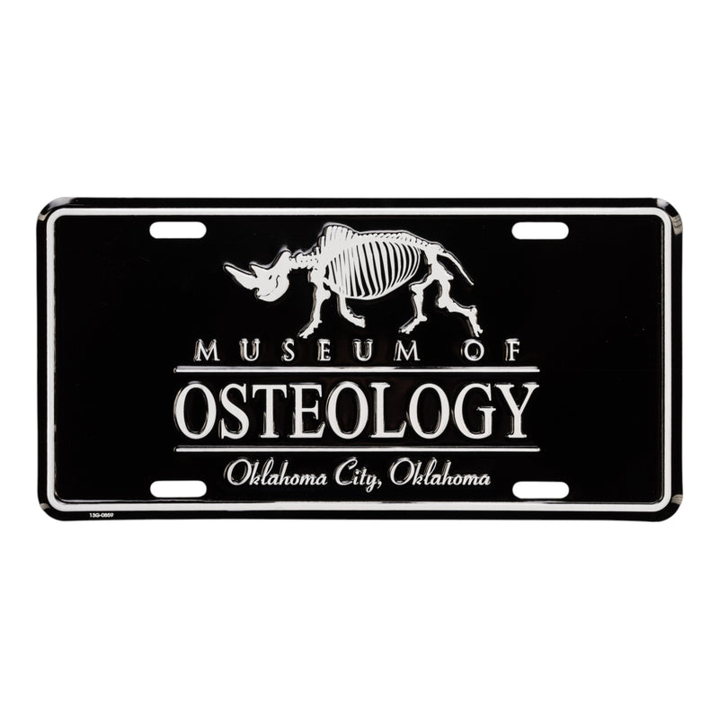 Museum of Osteology License Plate