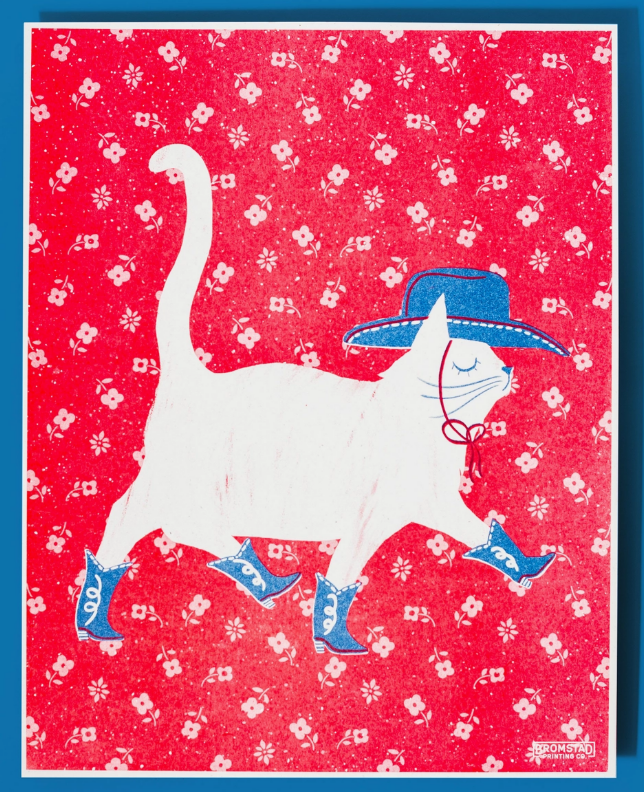 Bromstad Printing Co. Risograph Print