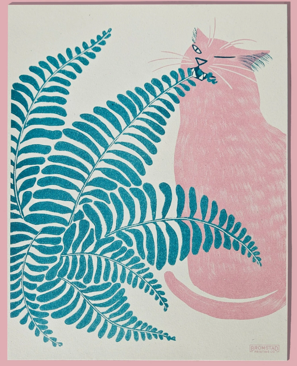 Bromstad Printing Co. Risograph Print