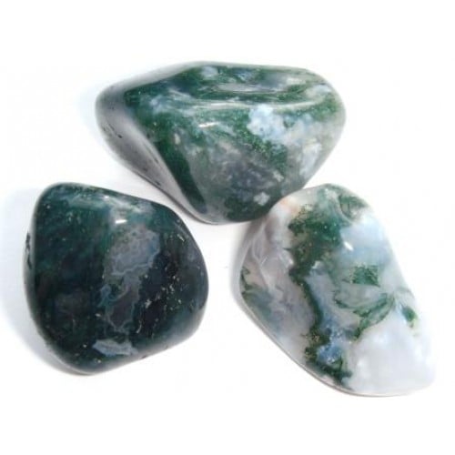 Moss Agate Mineral Specimen - Small