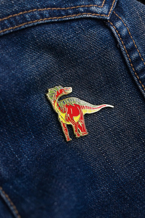 Amargasaurus Enamel Pin (Amargasaurus cazaui)