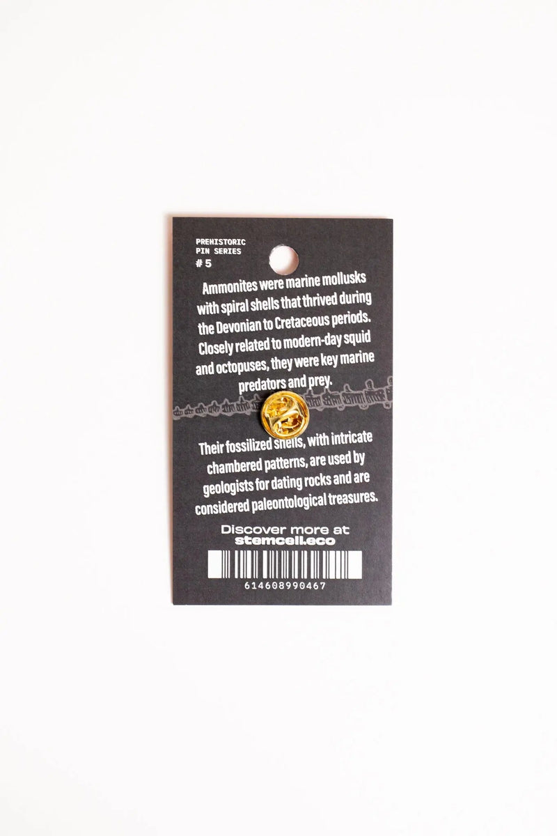 Ammonite Enamel Pin (Ammonoidea)