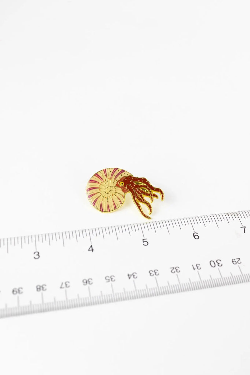 Ammonite Enamel Pin (Ammonoidea)