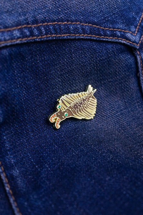 Anomalocaris Enamel Pin (Anomalocaris canadensis)