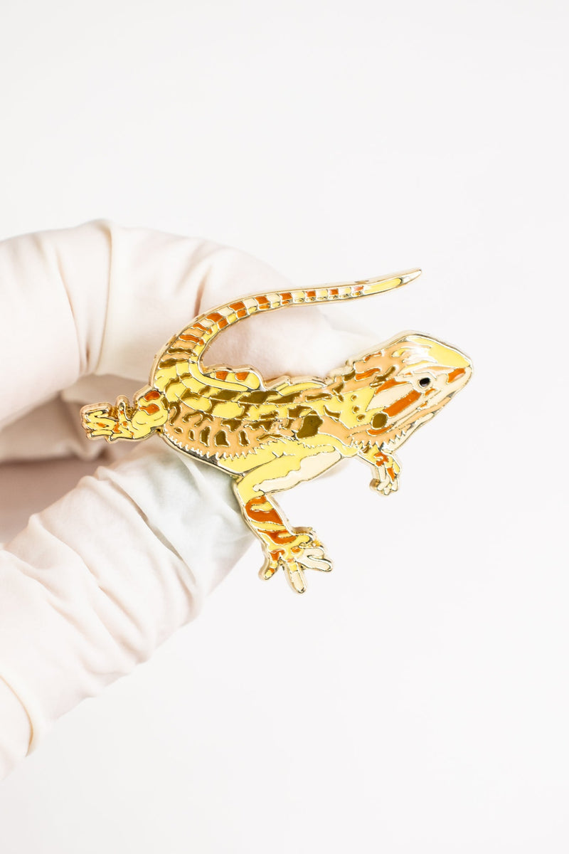 Bearded Dragon Enamel Pin (Pogona vitticeps)