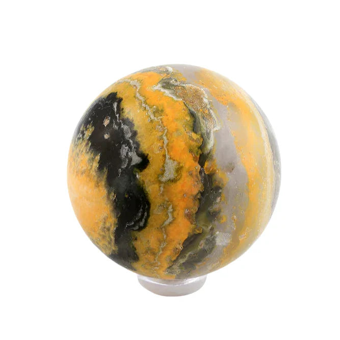 Polished Bumblebee Jasper Sphere