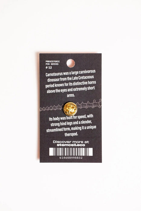 Carnotaurus Enamel Pin (Carnotaurus sastrei)