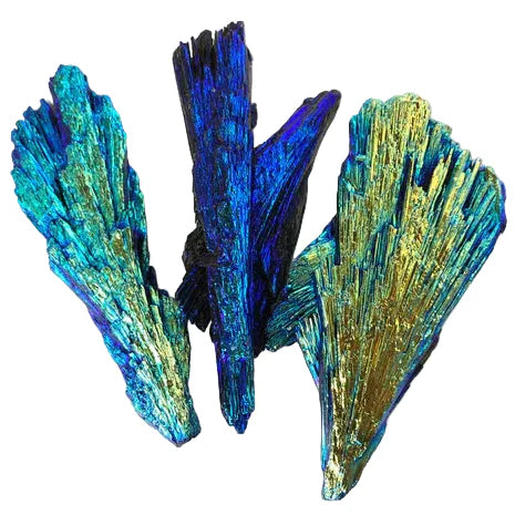 Titanium Aura Kyanite Mineral Specimen - Large
