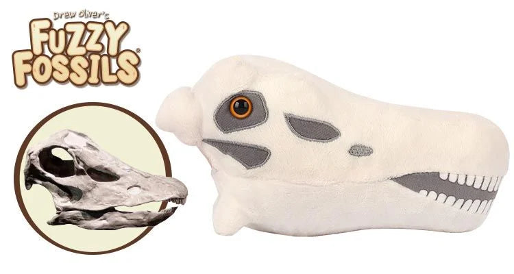 廃盤★スワロフスキー★ディノサウルス Giant Microbes Diplodocus Skull Plush For Sale — Skulls Unlimited