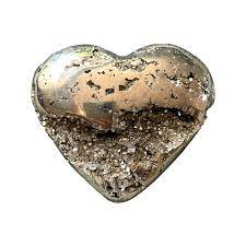 Pyrite Heart Mineral Specimen