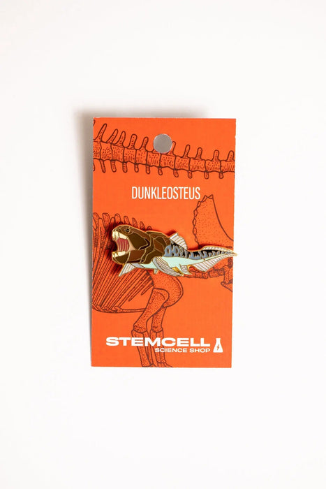 Dunkleosteus Enamel Pin (Dunkleosteus terrelli)