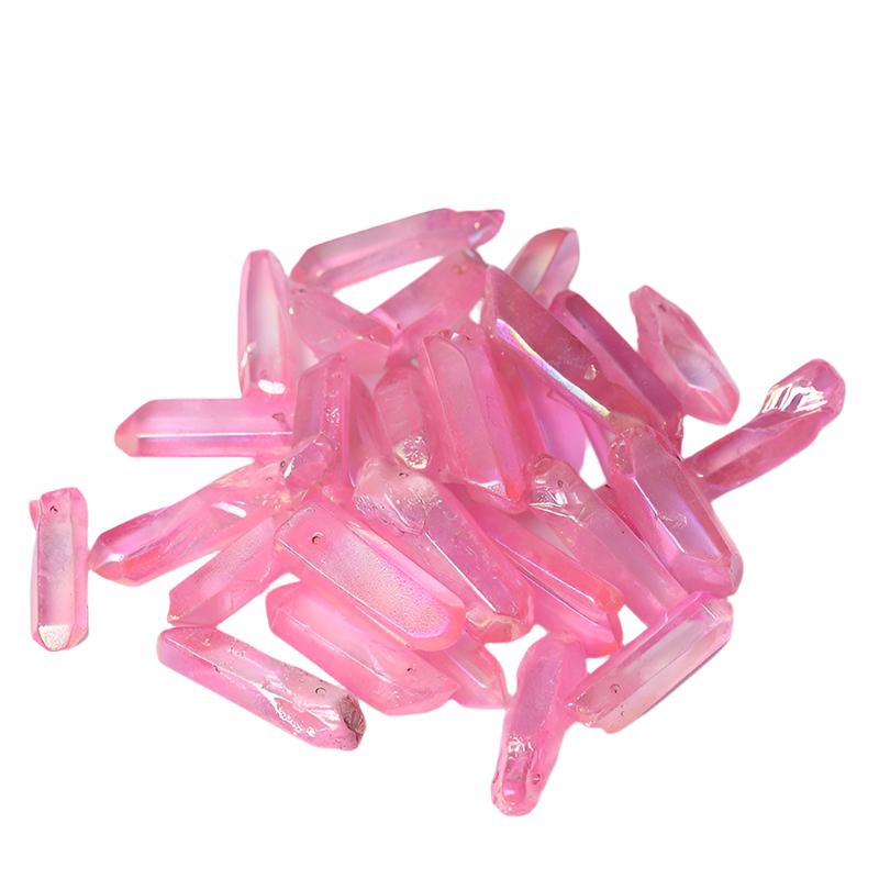 Pink Aura Quartz Mineral Specimen