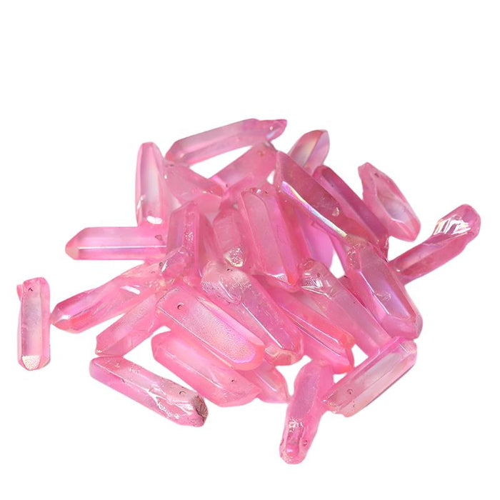 Pink Aura Quartz Mineral Specimen