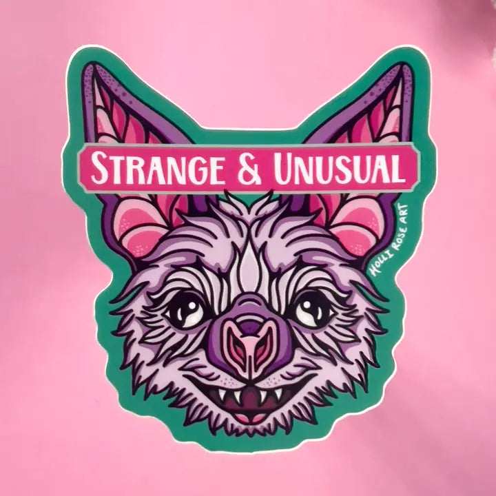 Strange & Unusual Bat Sticker