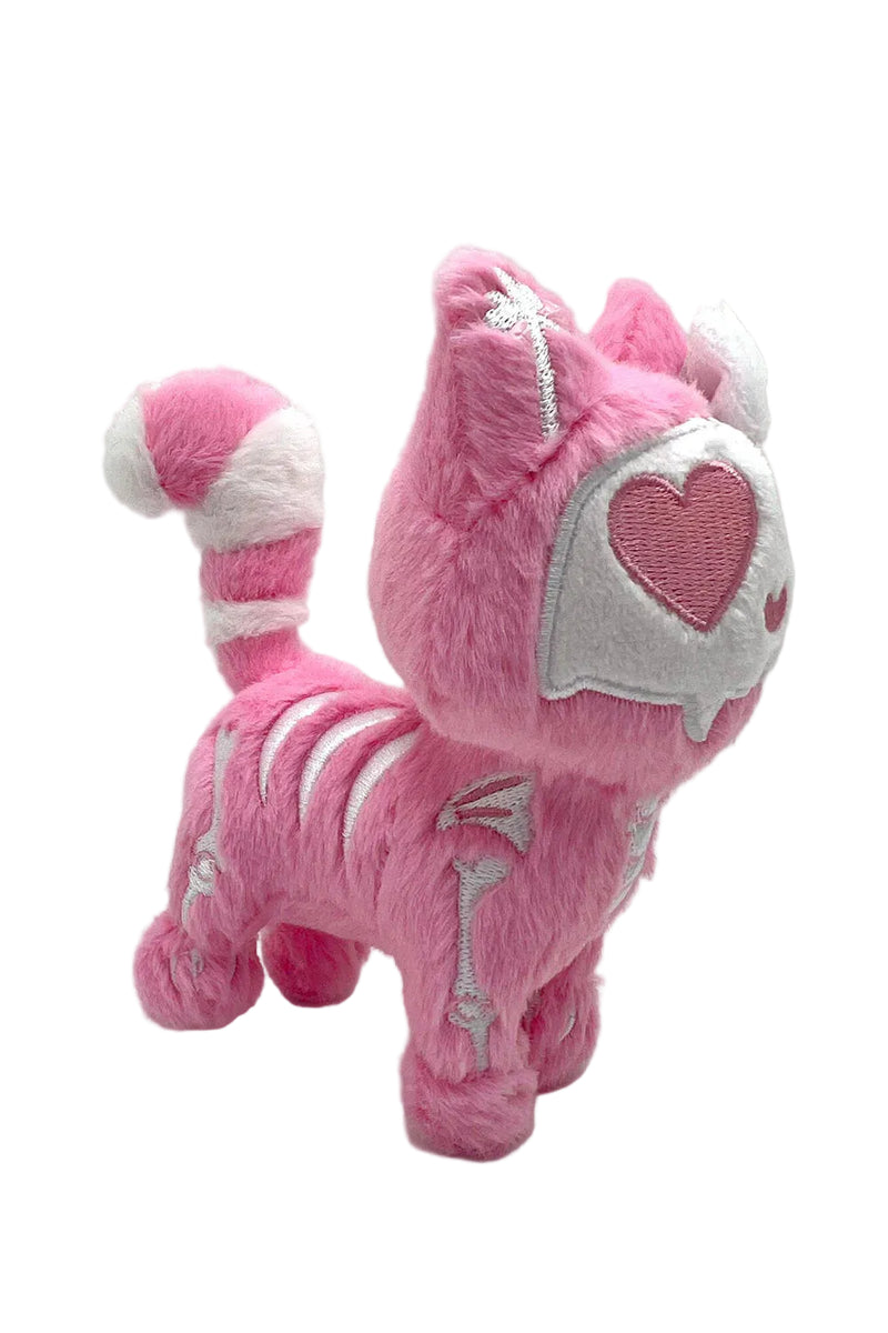 Skelekitty Plush Keychain