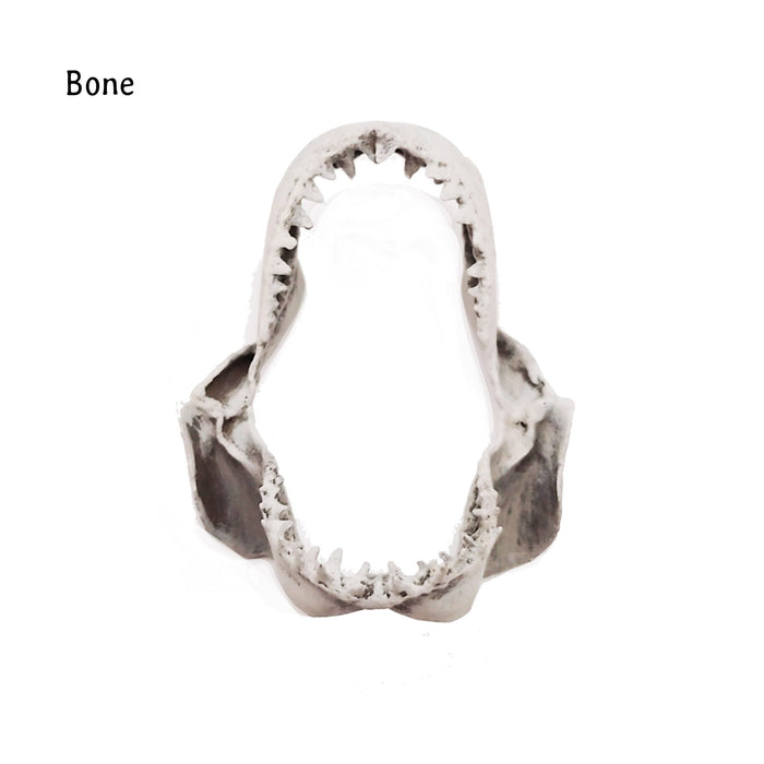 Great White Shark Jaw (Field Bones #73: Marine) 1:12 scale miniature replica 2 inch size ocean diorama dollhouse, arts and crafts, curiosities oddities (1 jaw)