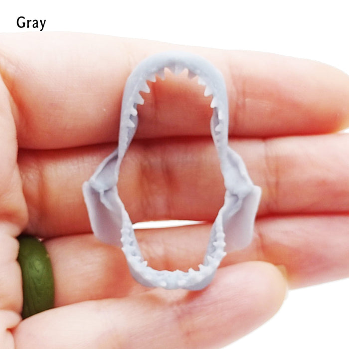 Great White Shark Jaw (Field Bones #73: Marine) 1:12 scale miniature replica 2 inch size ocean diorama dollhouse, arts and crafts, curiosities oddities (1 jaw)