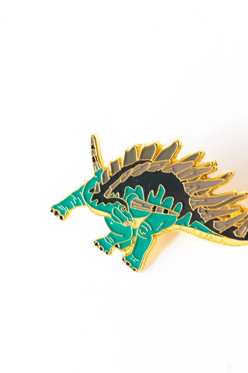 Kentrosaurus Enamel Pin (Kentrosaurus aethiopicus)