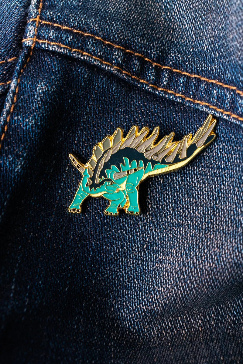 Kentrosaurus Enamel Pin (Kentrosaurus aethiopicus)