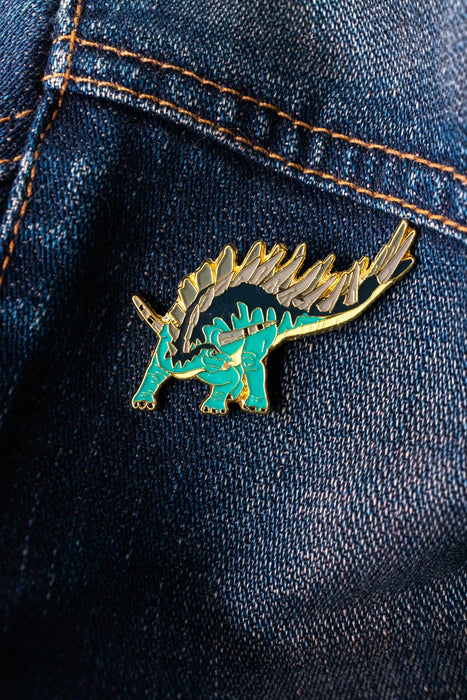 Kentrosaurus Enamel Pin (Kentrosaurus aethiopicus)