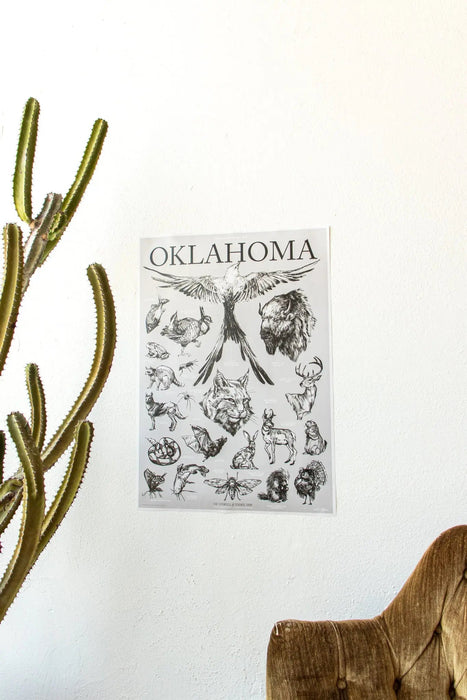 Oklahoma Wildlife Educational Chart