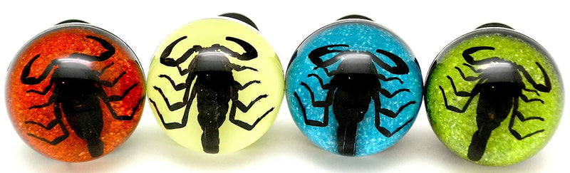 Real Black Scorpion in Acrylic Wine Stopper