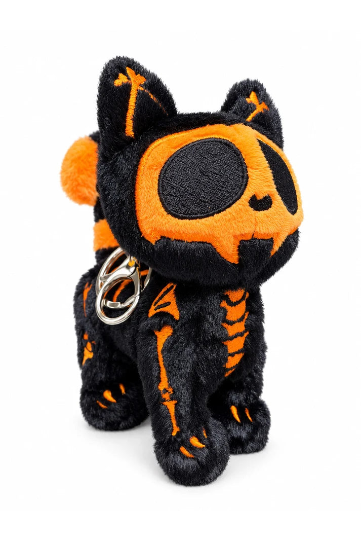 Skelekitty Plush Keychain