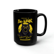 Coffee is FUR THE WEAK - Sir Indiana Bones Karate Mug, 15oz