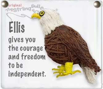 Ellis the Eagle (The String Doll Keychain)