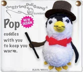 Pop the Penguin (The String Doll Keychain)