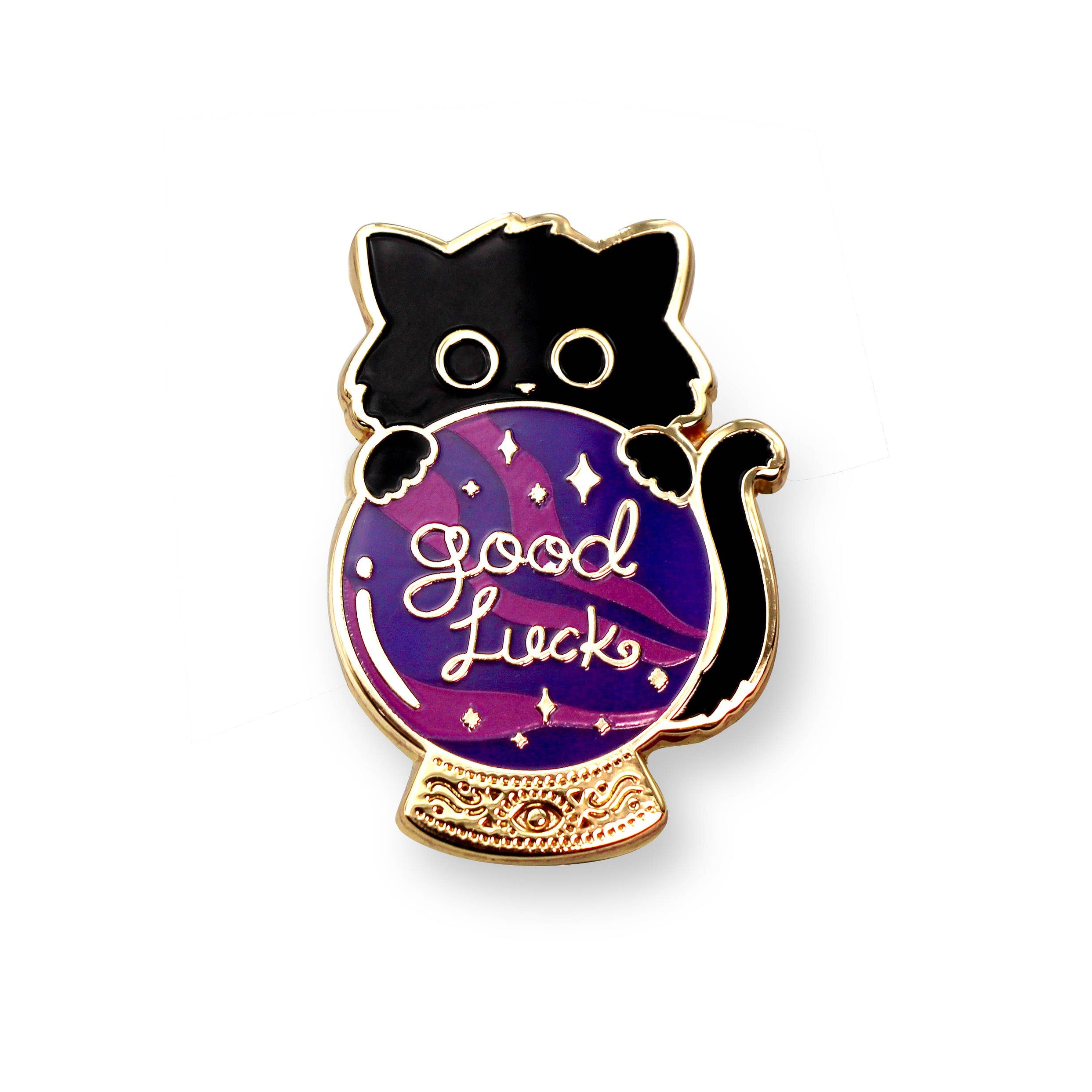 Crystal Ball Cat Enamel Pin — Skulls Unlimited International, Inc.