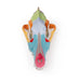 Replica Dog Skull With Didactic Painting