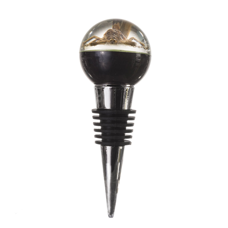 Real Golden Scorpion in Acrylic Wine Stopper