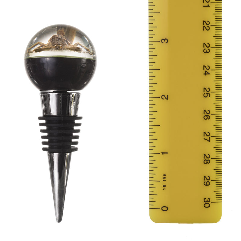 Real Golden Scorpion in Acrylic Wine Stopper